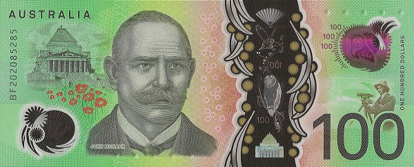 PN66b Australia - 100 Dollars Year 2020 (2022)